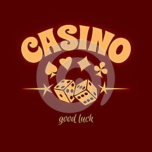 Casino logo sign