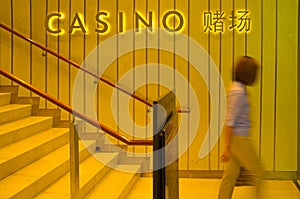 Casino at Marina Bay Sands. Singapore