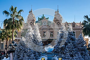 Casino in Monte Carlo at Christmas