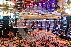 The casino on the MSC Fantasia