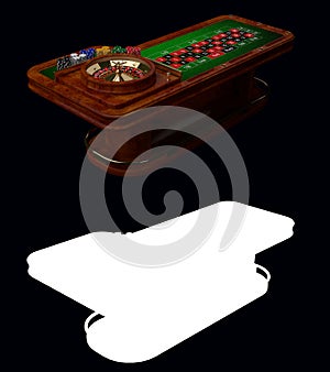 Casino Roulette Table