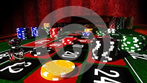 Casino Roulette Table