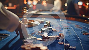 The Casino Roulette Table.AI generated image