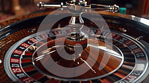 The Casino Roulette Wheel.AI generated image