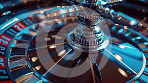 The Casino Roulette Wheel.AI generated image