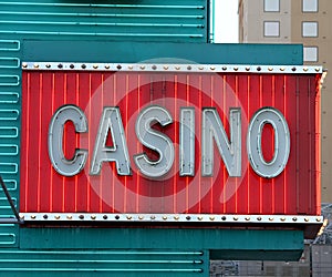 Casino Sign in Las Vegas, Nevada