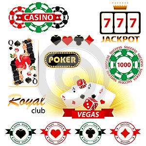 Casino signs and emblems photo