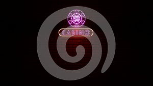 Casino Tab Neon Light Sign