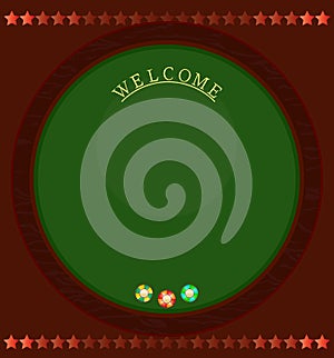 Casino table background