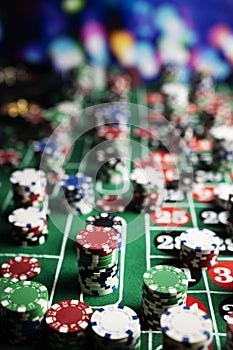 Casino theme.  Gambling games.