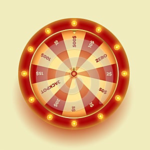 casino themed fortune wheel background for gamblers