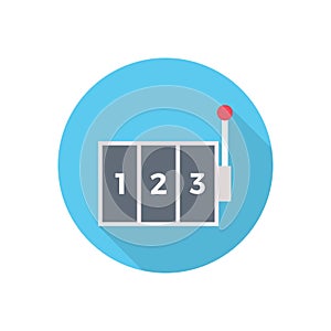 Casino vector flat colour ic on