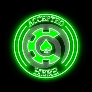 CasinoCoin (CSC) accepted here sign