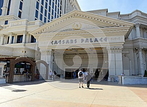 Casinos along the strip in Las Vegas, Nevada