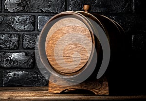 Cask and bricks