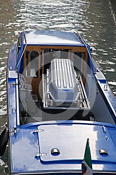 Casket in Boat