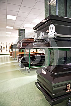 Casket store photo