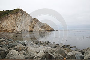 Caspar Beach rocky shoreline photo