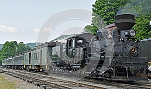 Cass Scenic Railroad passenger train