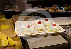 Cassatella di Sant Agata, typical cake from Catania, Sicily.