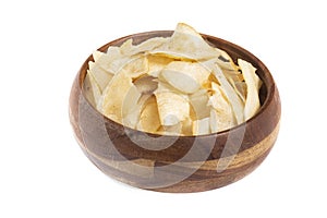 Cassava Manioc Esculenta Snacks Fried Yuca Flakes