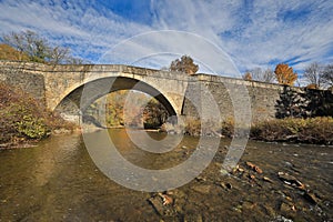 The Casselman River Bridge in Fall