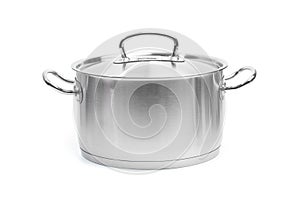 Casserole with stainless steel lid professional kitchen utensils - Image