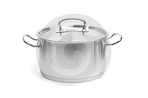 Casserole with stainless steel lid professional kitchen utensils - Image