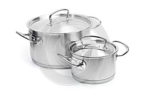 Casserole with stainless steel lid professional kitchen utensils - Image