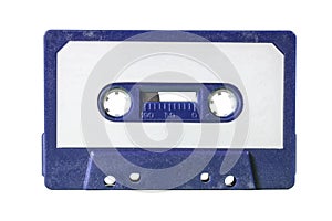 Cassette empty blue deep white