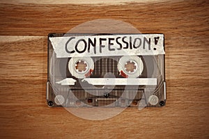 Cassette tape with the description: CONFESSION