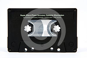 Cassette tape isolated