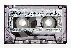 Cassette tape isolated