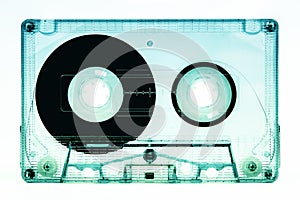 Cassette tape isolated