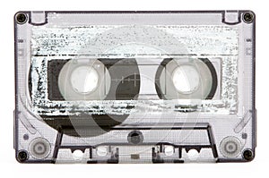 Cassette tape isolated