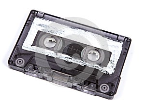 Cassette tape isolated