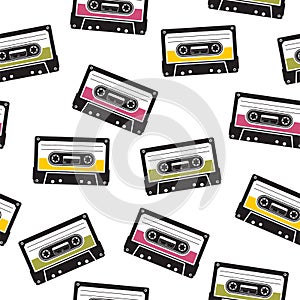 Cassette tape pattern