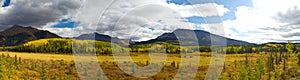 Cassiar Highway autumn panorama