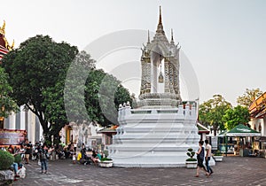 Cassical Thai architecture in Wat Pho public temple in Bangkok, Thailand