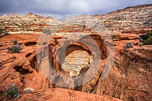 Cassidy Arch in Capitol Reef National Park