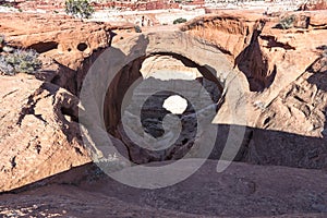 Cassidy Arch Rock Natural Arch Landscape Capitol Reef Utah photo