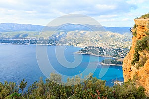 Cassis view from Cape Canaille top, France