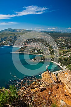 Cassis view from Route de Cretes