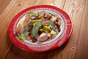 Cassoulet with pork sausage