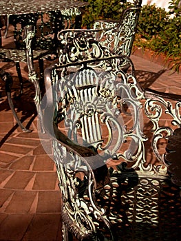 Cast Bronze chairs