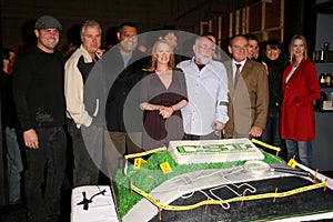 Cast of 'CSI Crime Scene Investigation' at the CSI Crime Scene Investigation 200th Episode Celebration. Universal Studios