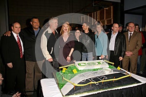 Cast of 'CSI Crime Scene Investigation' at the CSI Crime Scene Investigation 200th Episode Celebration. Universal Studios