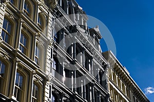 Cast iron buildings in New York City