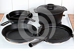 Cast iron cookware photo