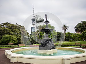 Cast Iron Fountain at Albert Park, Auckland, New Zealand